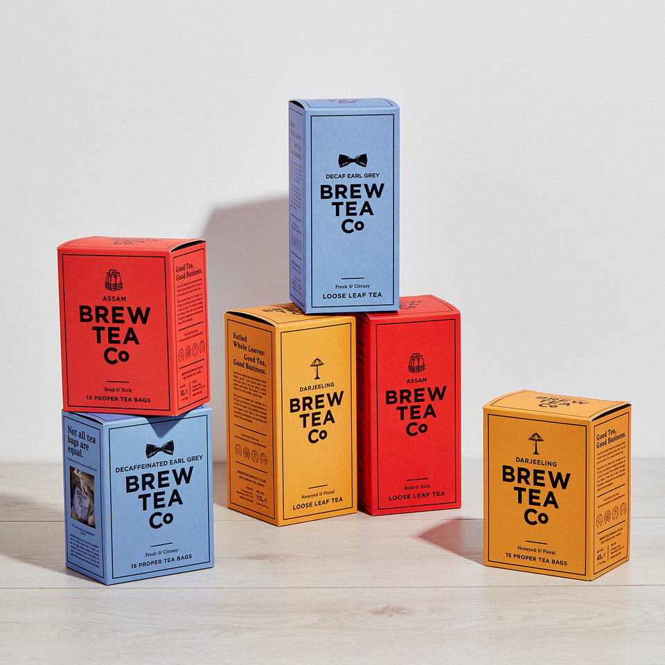 Boxes of Brew Tea
