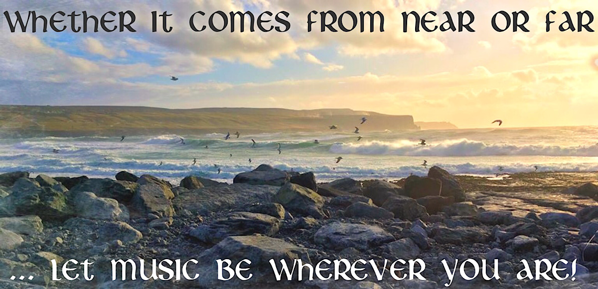 Whether it comes from near or far. let music be wherever you are!