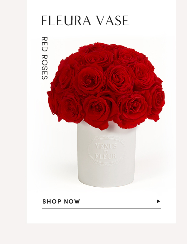 Fleura Vase | red roses | Shop Now