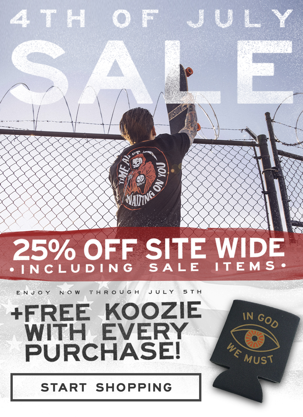 4th of July Sale - 25% OFF site wide! + Free gifts with every order!