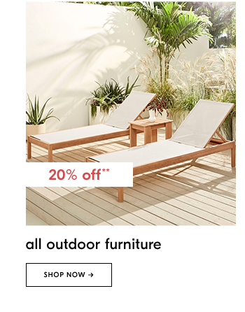 ALL OUTDOOR FURNITURE