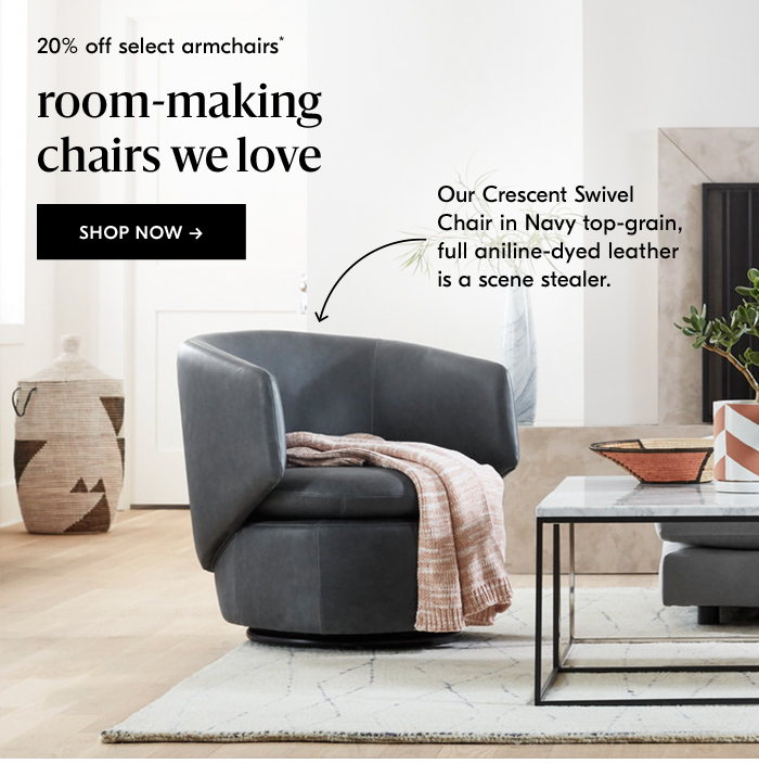 20% off select armchairs