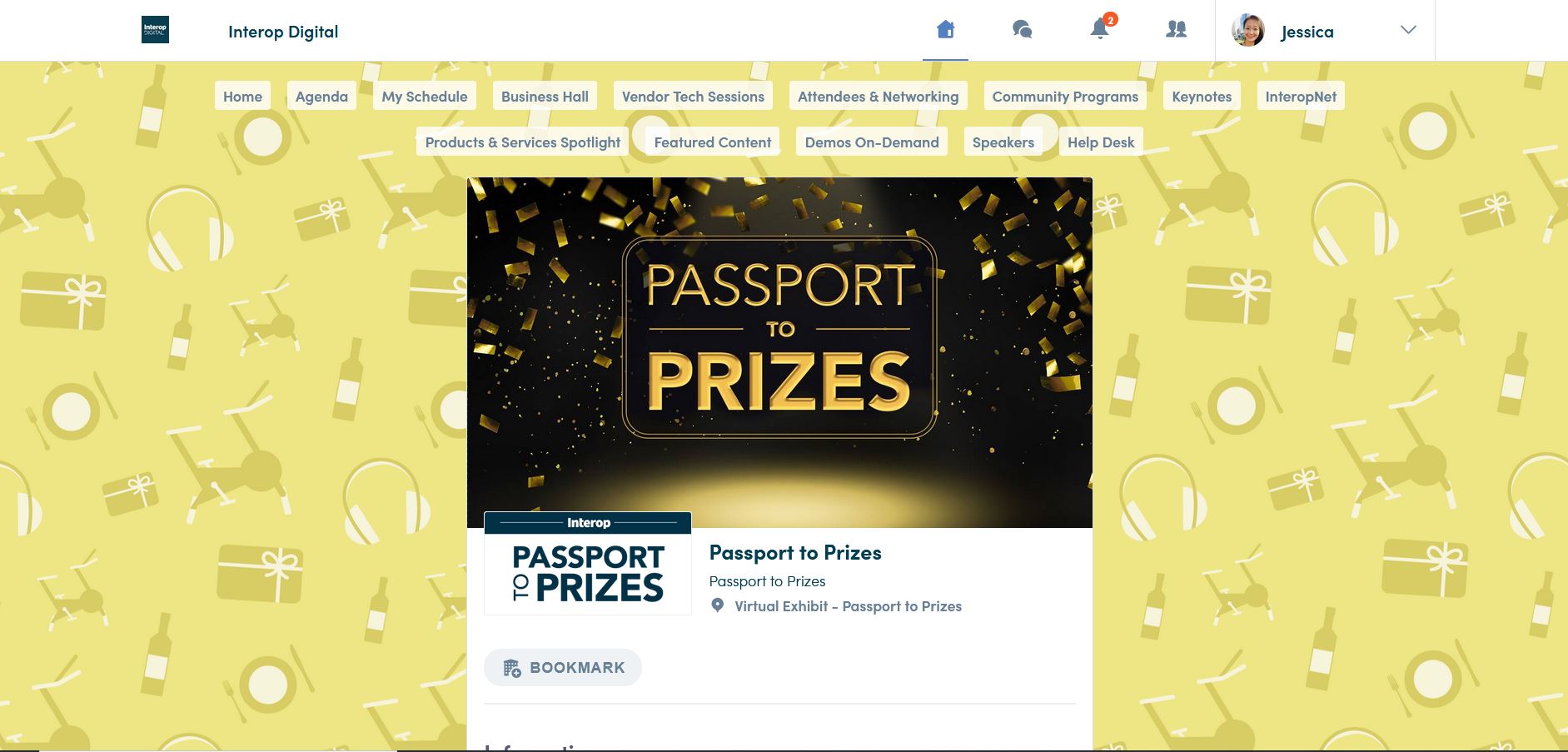 Interop Digital Passport to Prizes