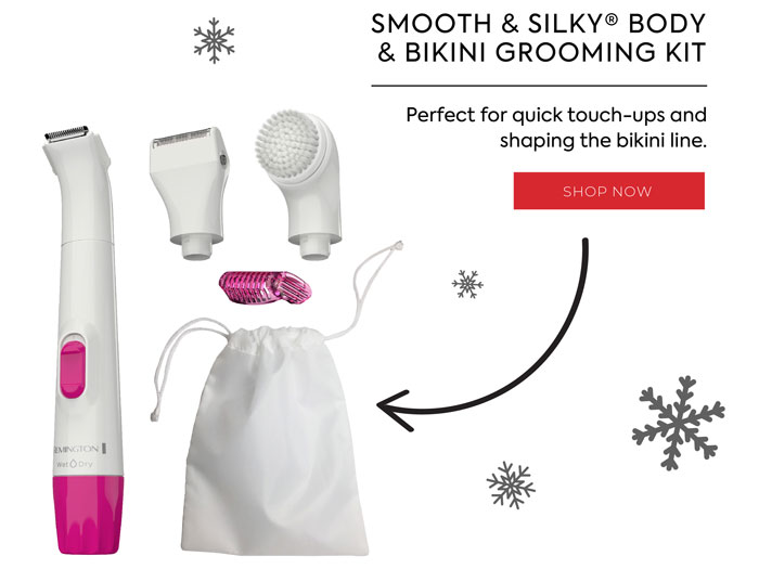 Shop Now: Smooth and Silky Body and Bikini Grooming Kit