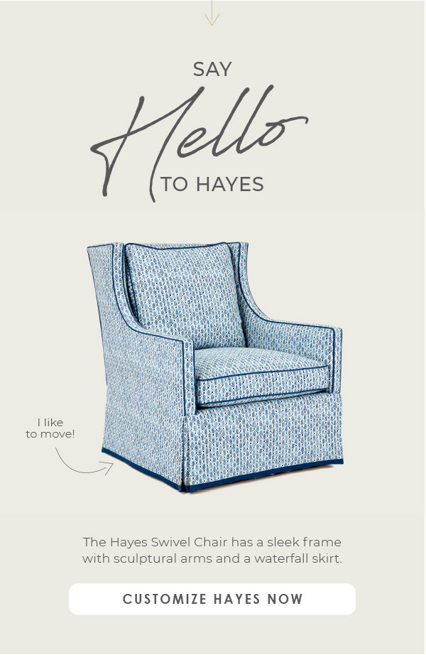 Hayes swivel chair