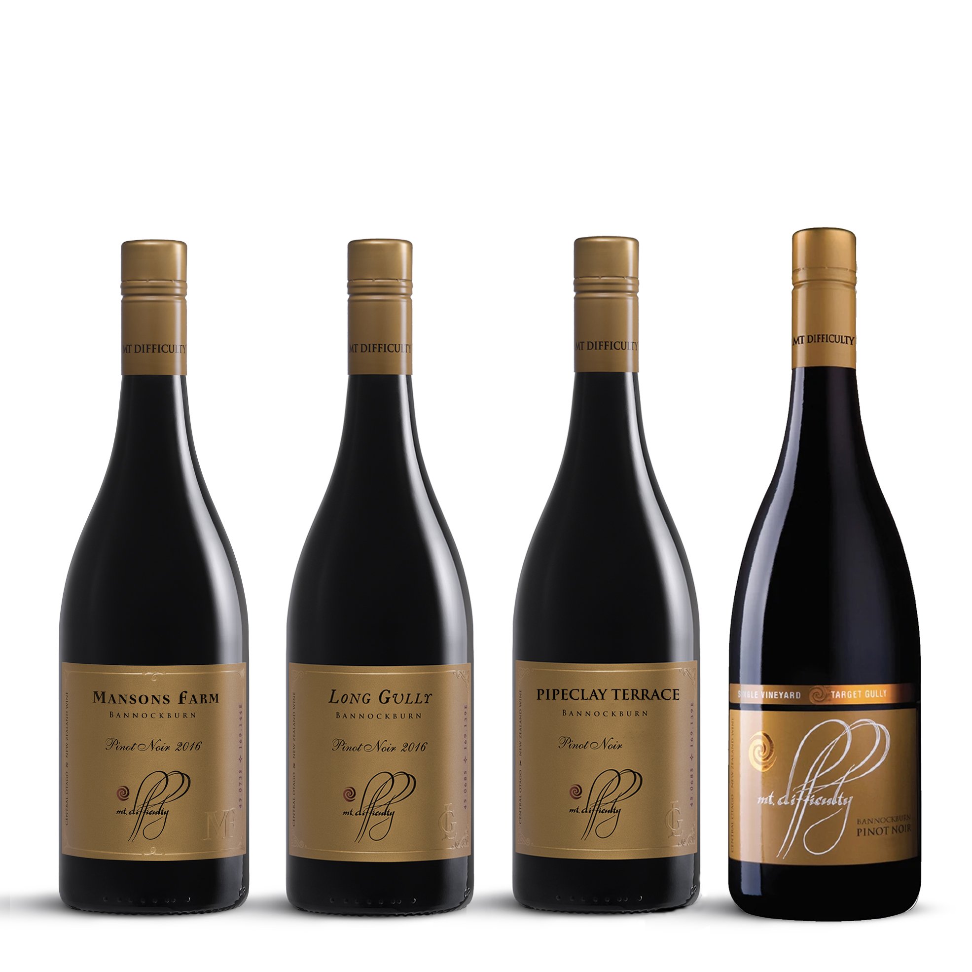Mt Difficulty Pinot Noir Single Vineyard Pack 4 Bottles