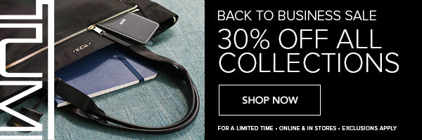 Tumi - 30% off all collections