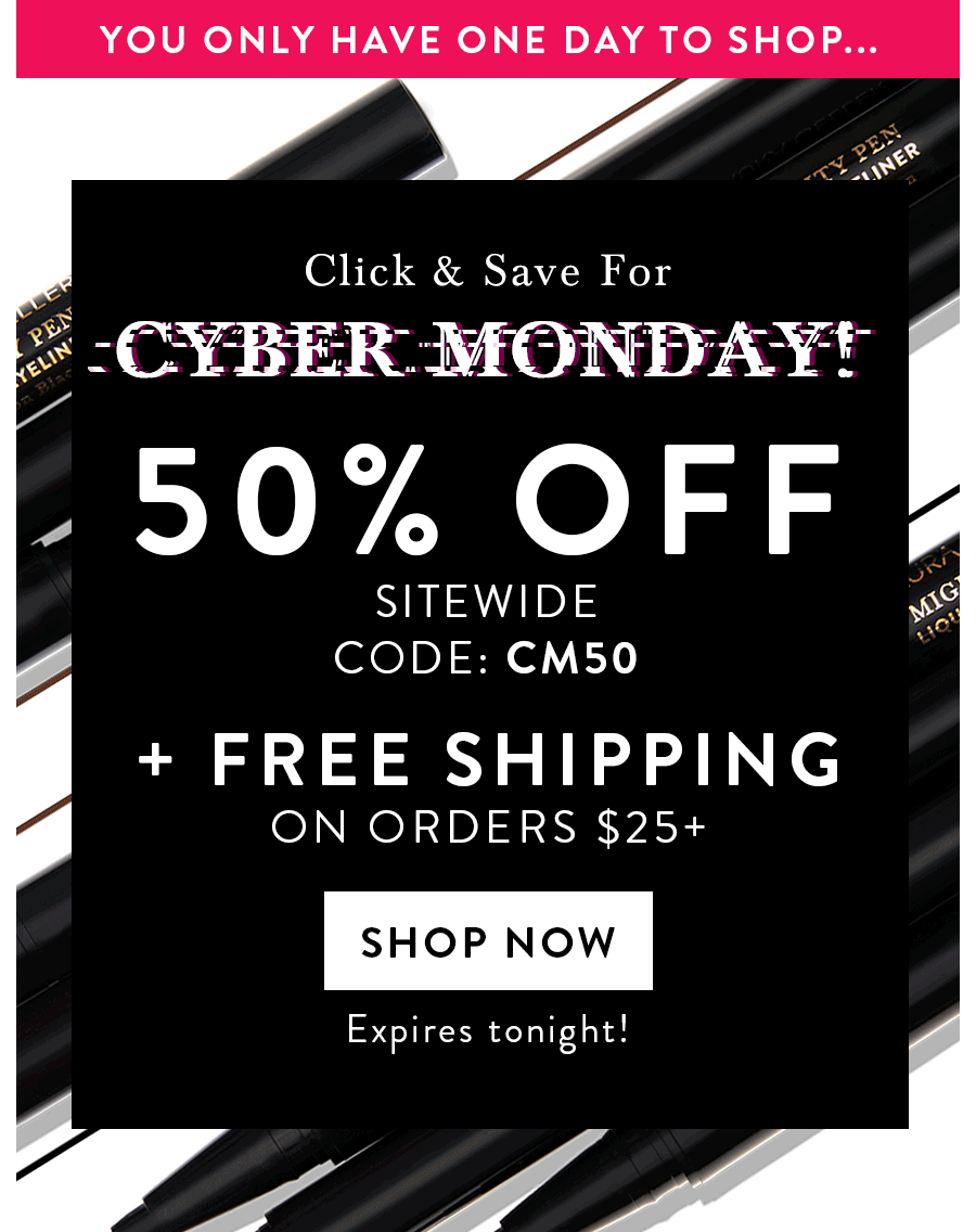 50% OFF SITEWIDE + FREE SHIPPING ON ORDERS $25+