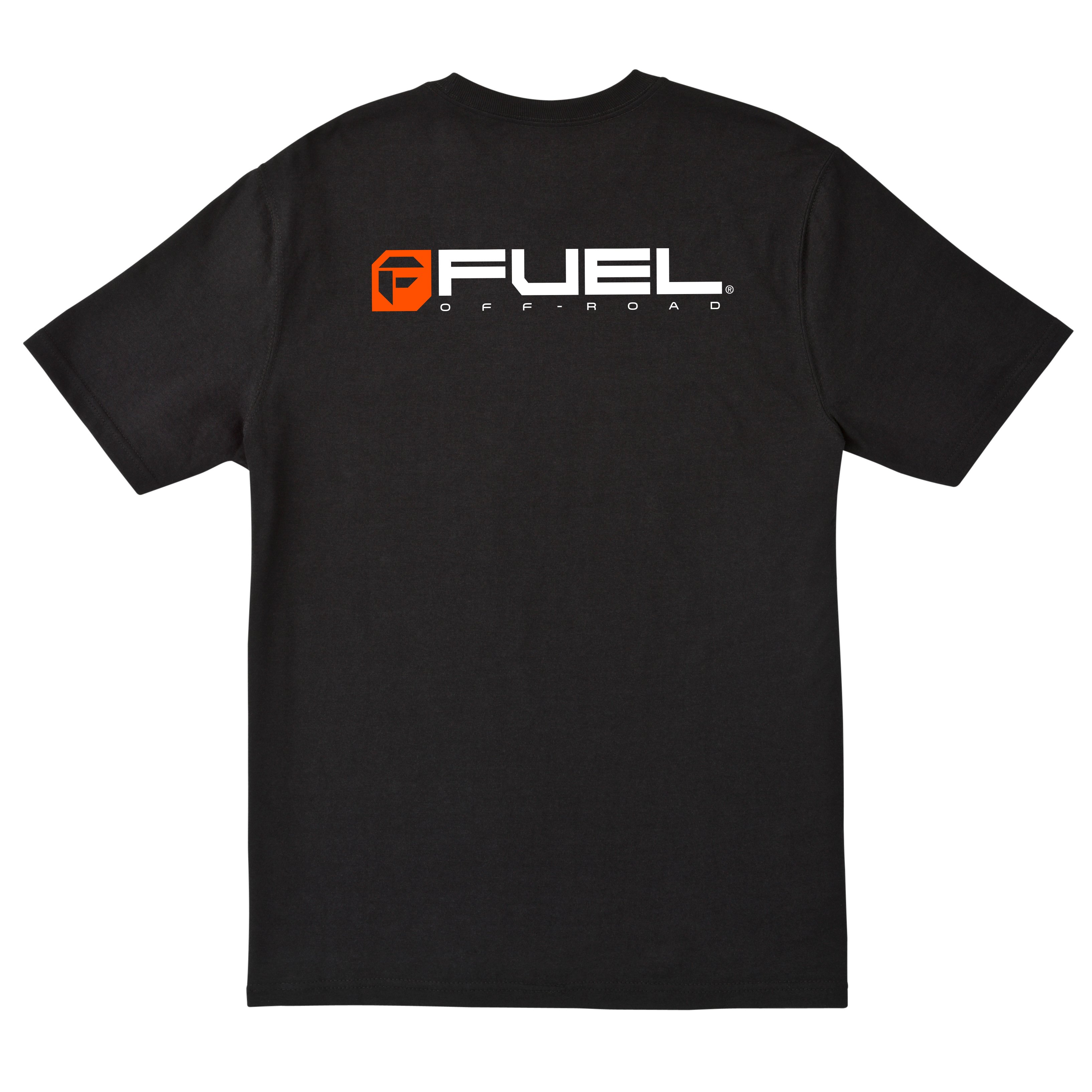 Image of Fuel Orange Logo T-Shirt - Black