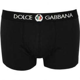 Boxers with Sport Crest in Black