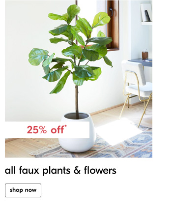 All Faux Plants & Flowers - Shop Now