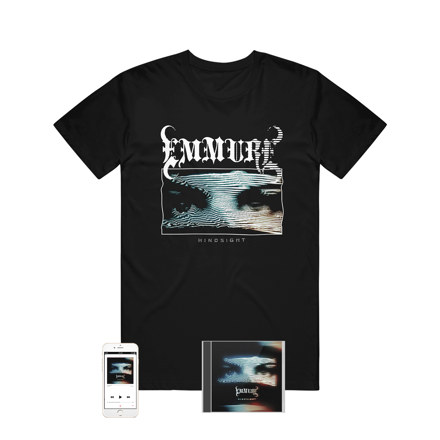 Emmure - 'Hindsight' Album Tee Pre-Order Bundle