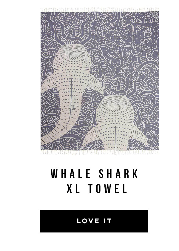 WHALE SHARK XL TOWEL - LOVE IT