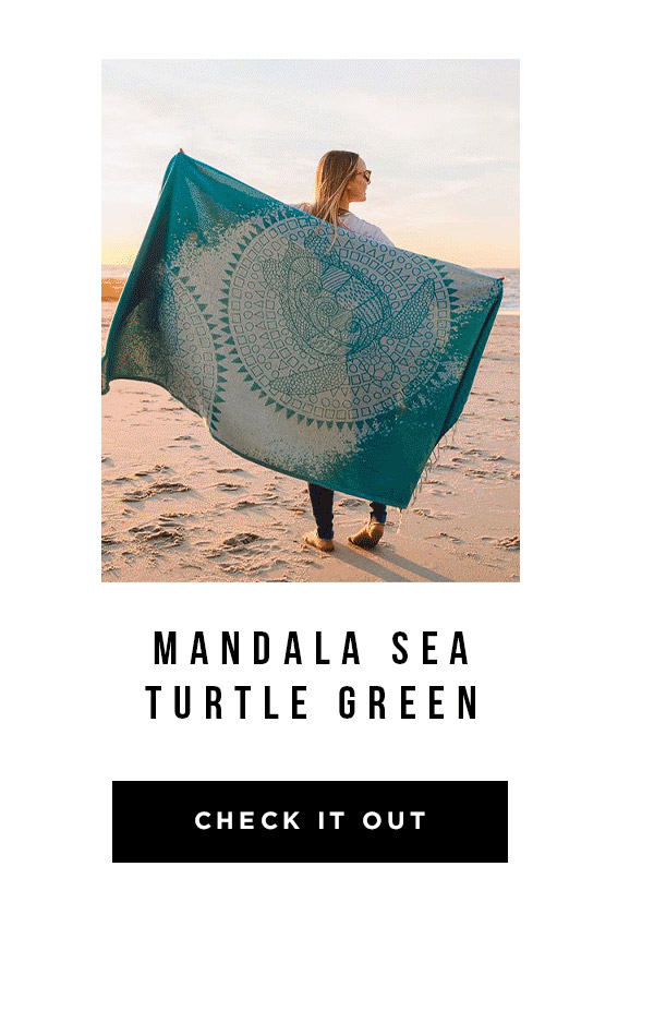 MANDALA SEA TURTLE TOWEL - CHECK IT OUT