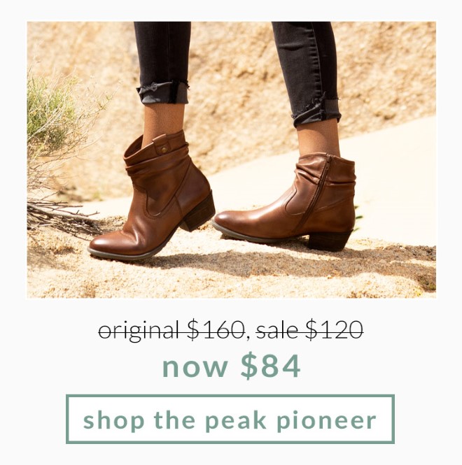 Original $160, Sale $120, now $84! Shop the Peak Pioneer
