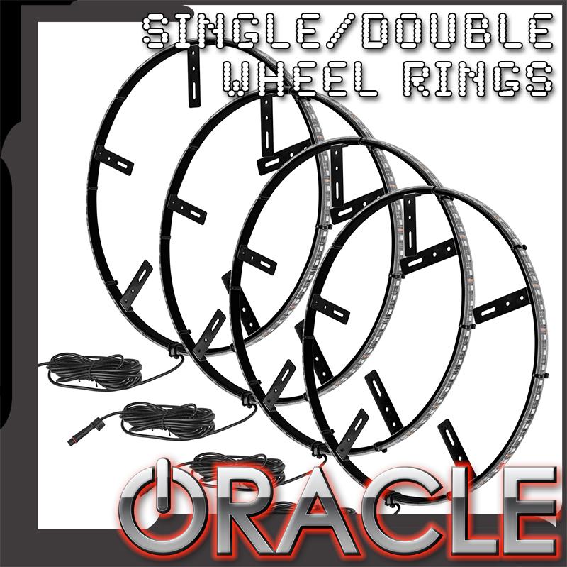 ORACLE LED Illuminated Wheel Rings - Single / Double Row LED