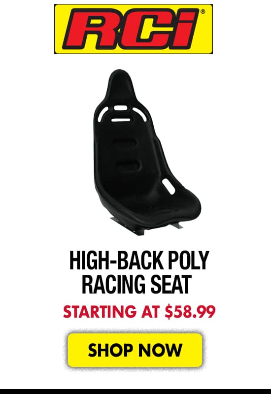 RCI High-Back Poly Racing Seat - Starting at $58.99