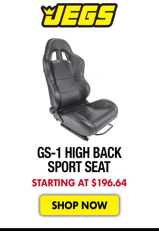 JEGS GS-1 High Back Sport Seat - Starting at $196.64