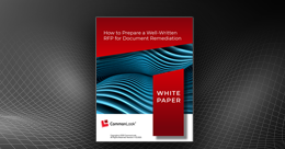 the cover picture of white paper titled "How to Write RFP on Remediation for PDFs"