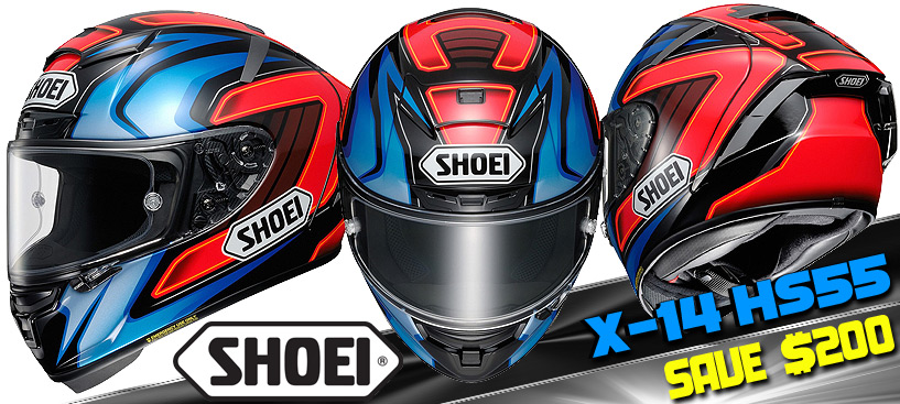 Shoei X-Fourteen HS55 Helmet