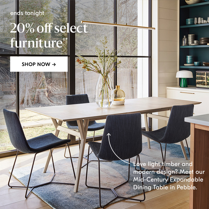 20% off select furniture