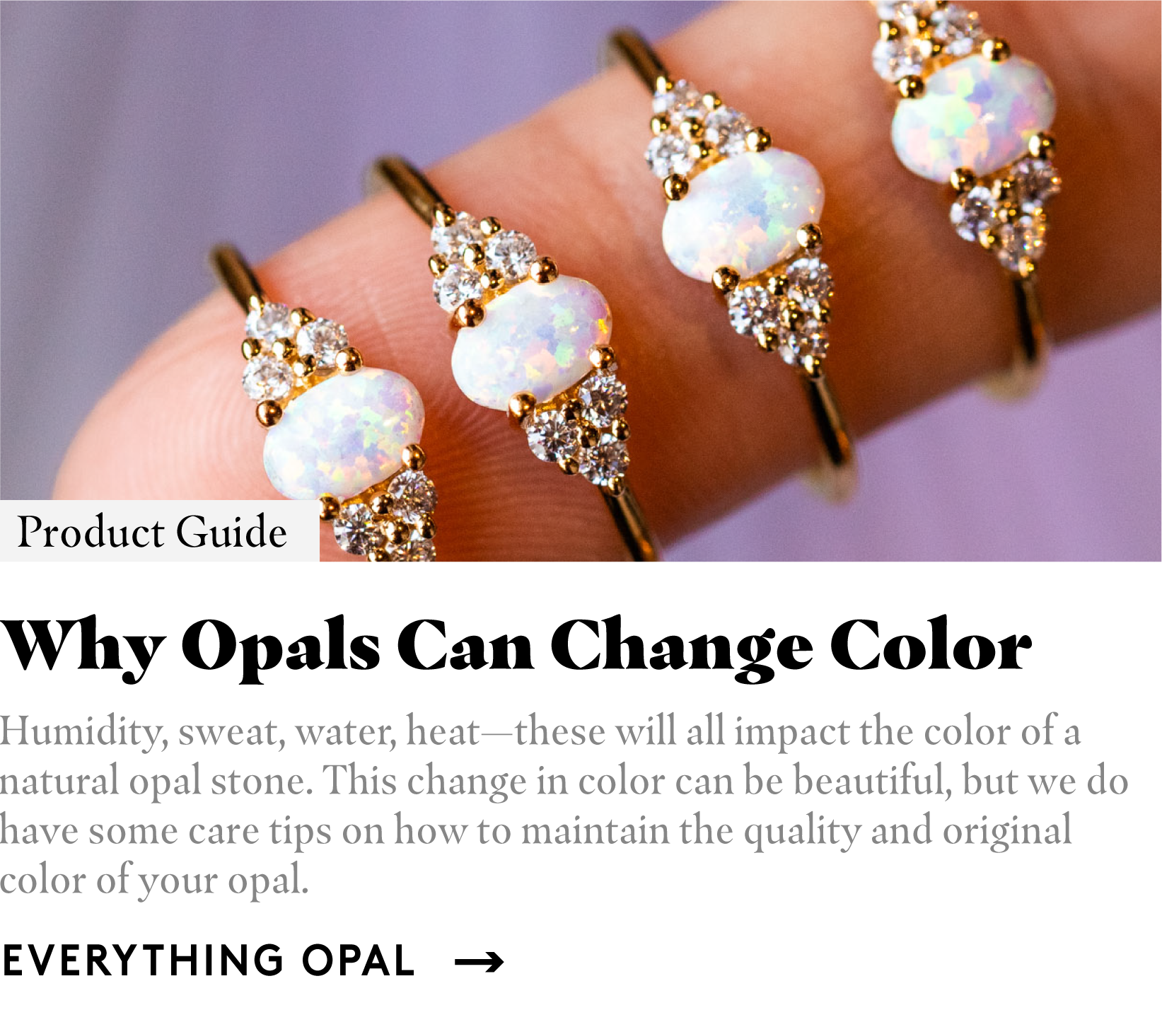 Why opals can change color