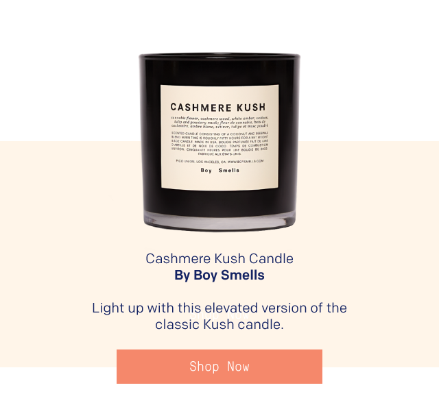 Boy Smells Cashmere Kush Candle - Shop Now