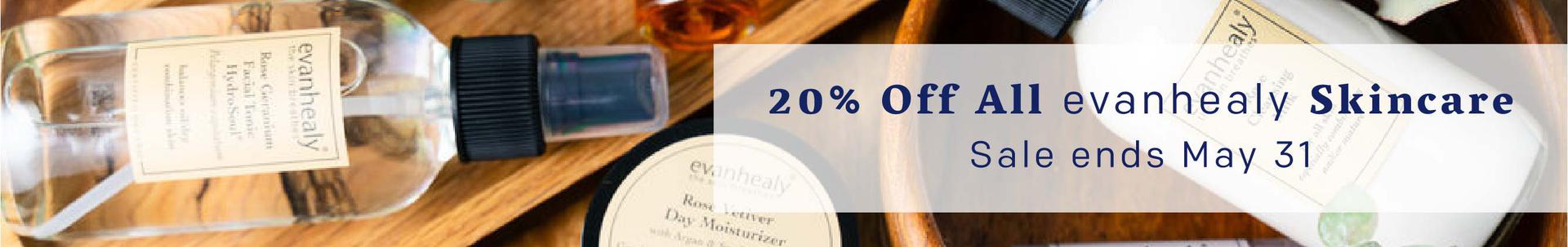 20% Off All evanhealy Skincare - Ends May 31