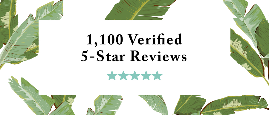 1100 verified 5 star reviews 