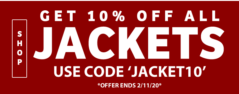 10% Off Jackets