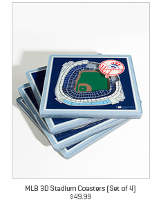 MLB 3D Stadium Coasters (Set of 4)