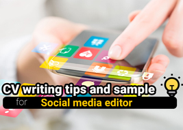 Resume & CV Sample for Social Media Editor