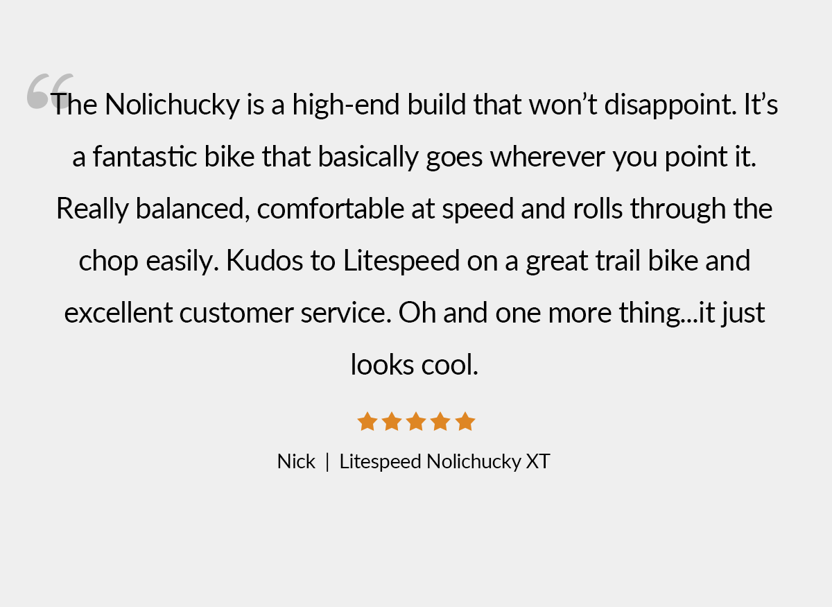 See what customers are saying about their Litespeed bikes.