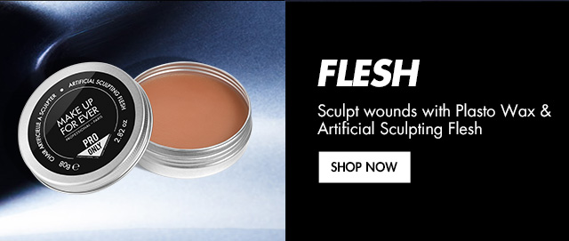 FLESH: Sculpt wounds with Plasto Wax & Artificial Scupting Flesh