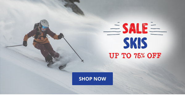 Skis Up to 75% Off