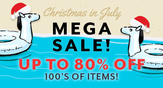 Christmas in July Mega Sale: up to 80% off 100''s of items! 