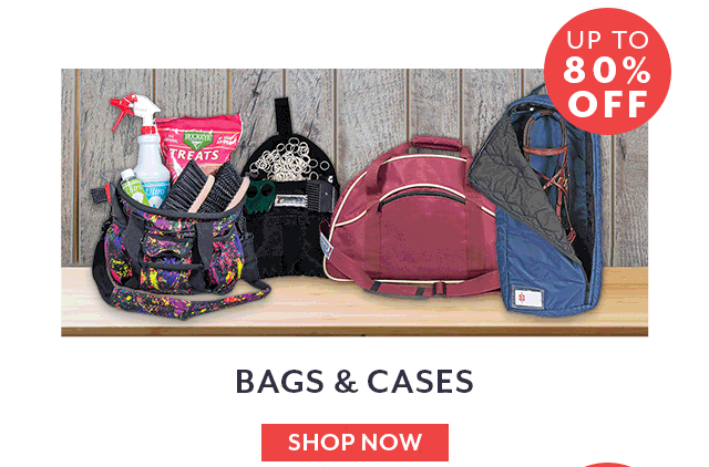 Up to 80% off Bags & Cases.