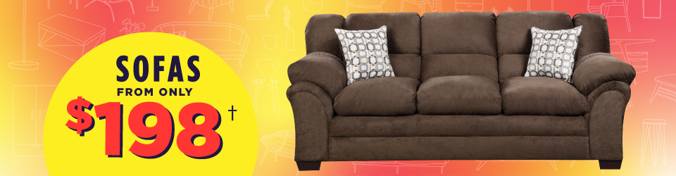 Sofas from only $198!