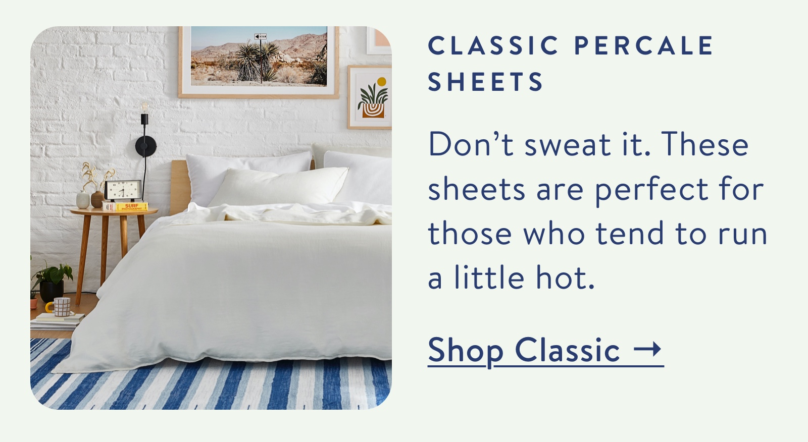 Classic Percale Sheets