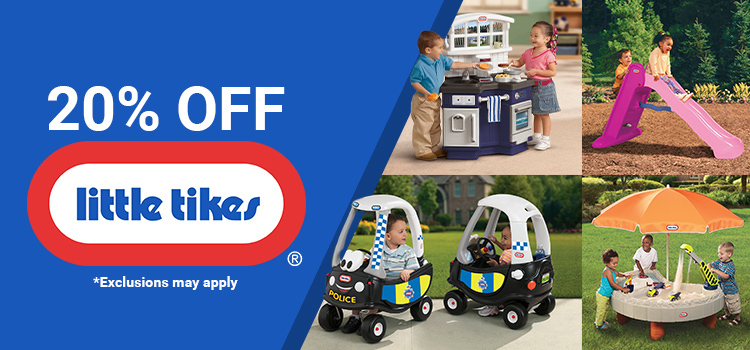 ??Score 20% off Little Tikes this month!
