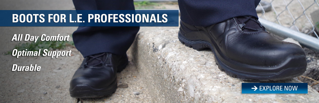 Explore Law Enforcement boots and save on your next order