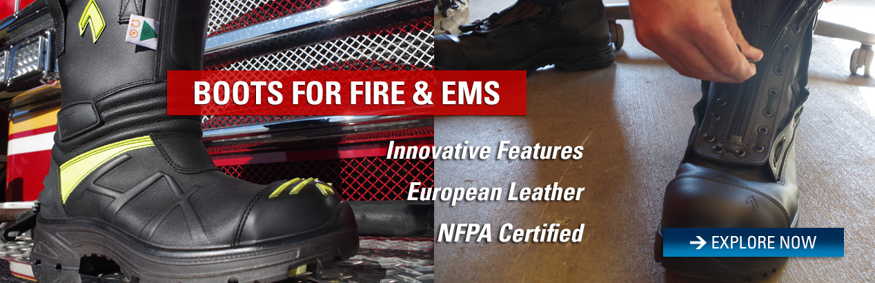 Explore Fire and EMS boots and save on your next order