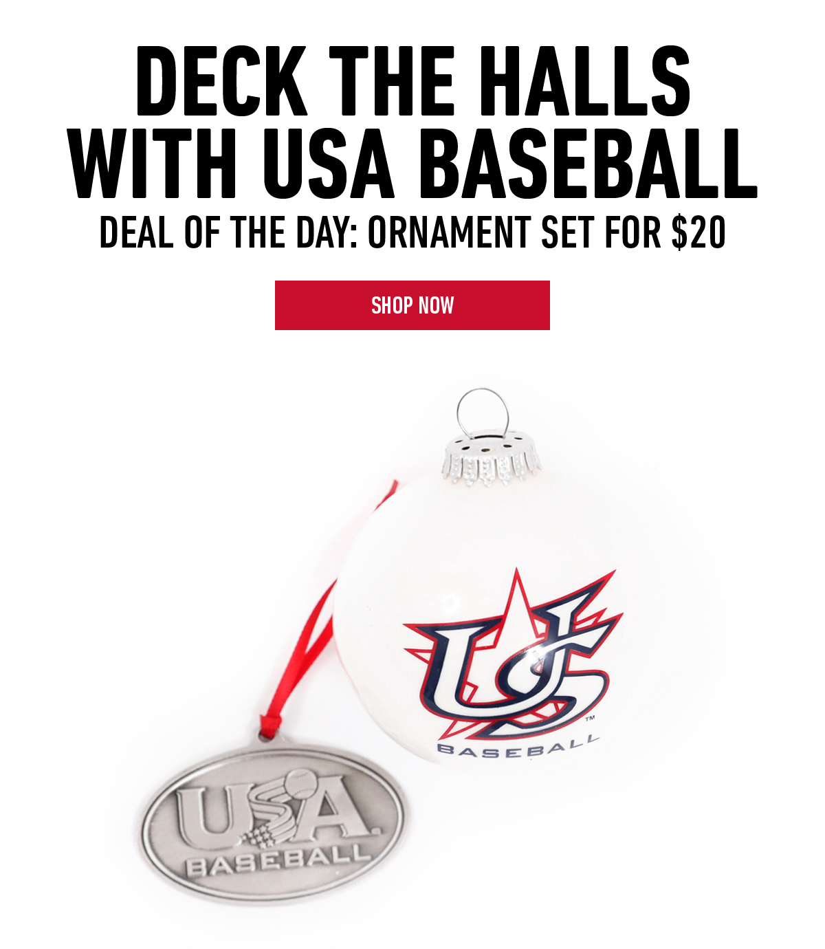 USA Baseball Ornament Deal of the Day