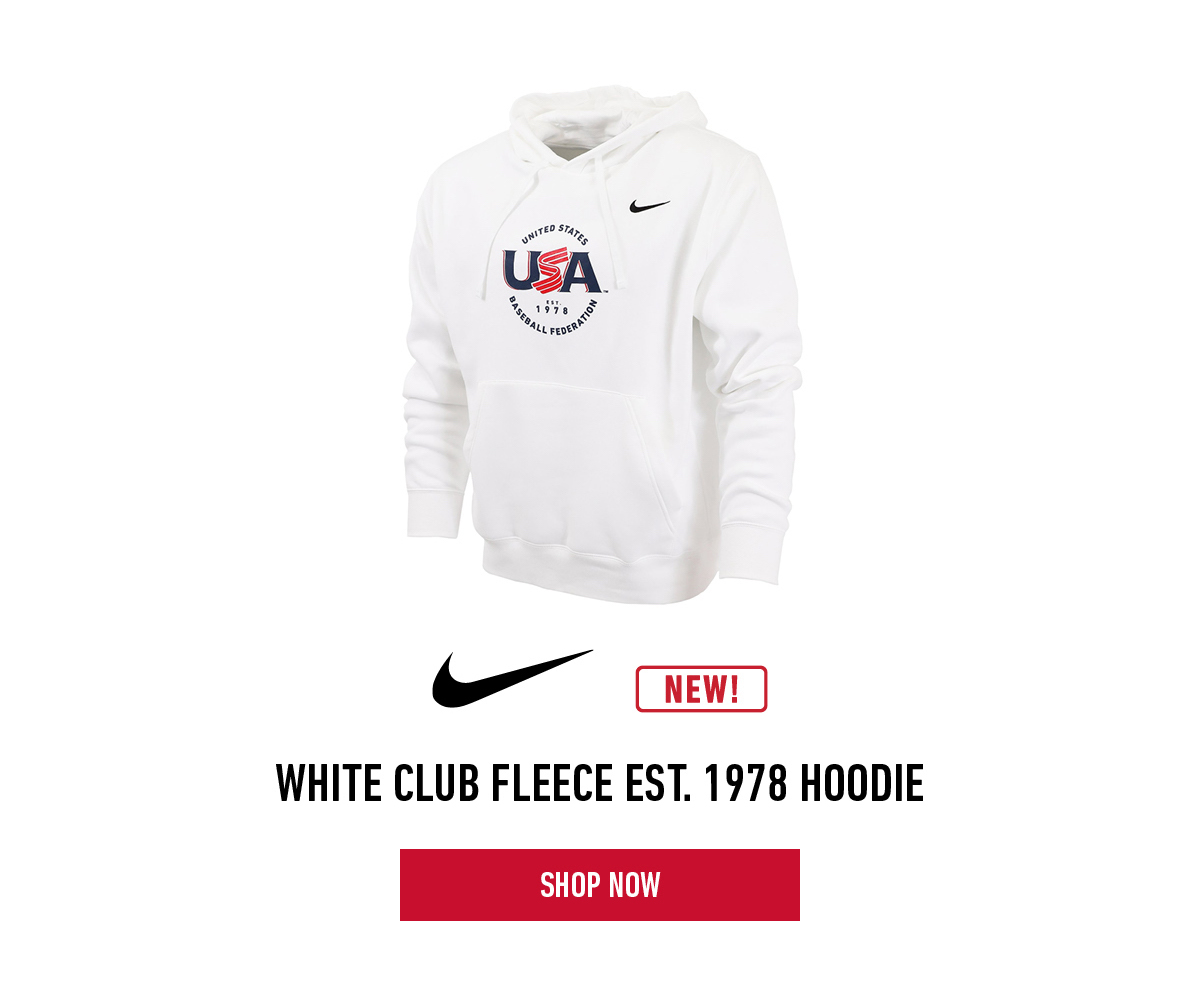 Nike White Club Fleece Est. 1978 Hoodie