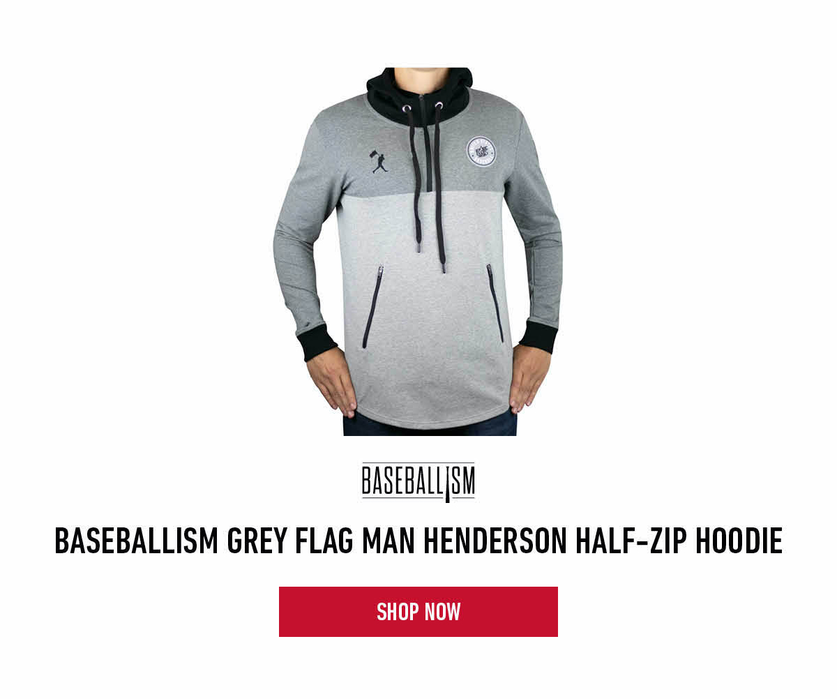 Grey Flag Man Henderson Half-Zip Hoodie