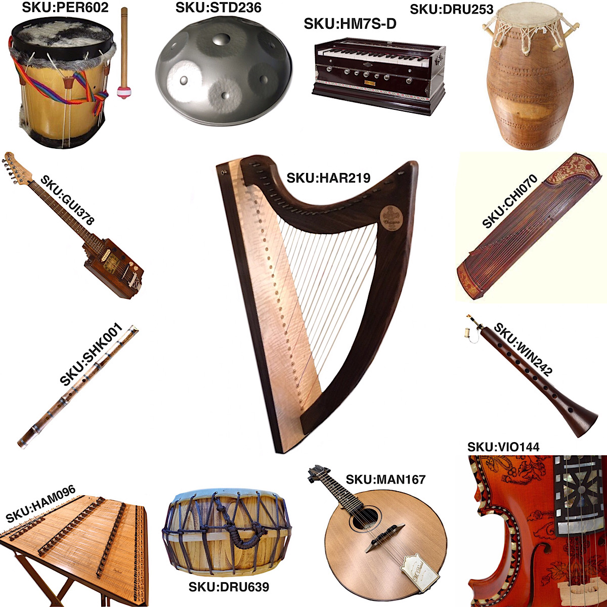 Beautiful, unusual, and lovely instruments