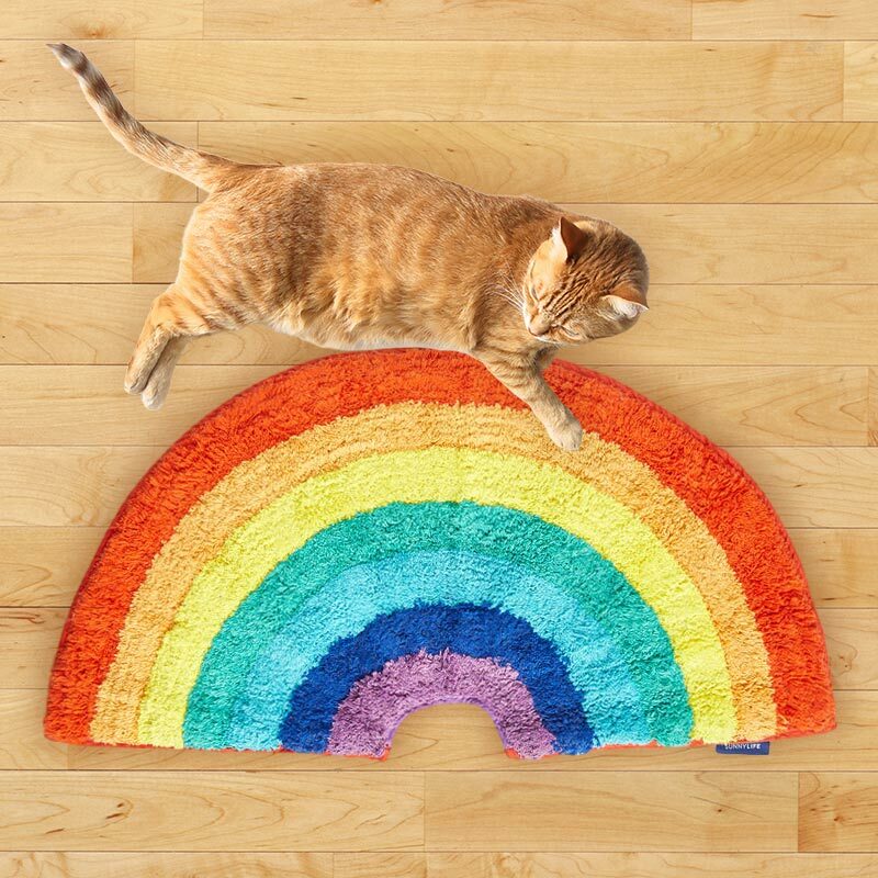 Image of Rainbow Throw Rug