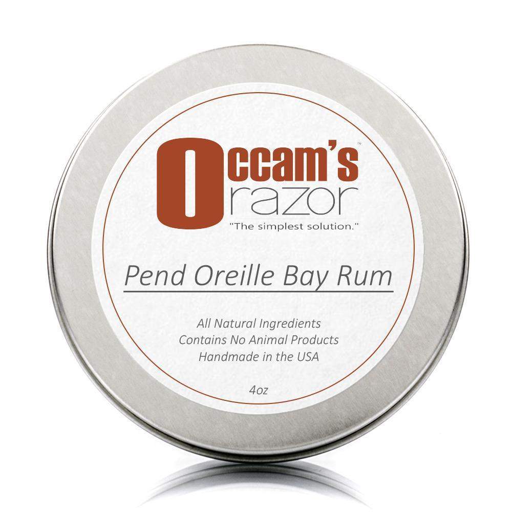 Image of $4.99 Today - Pend Oreille Bay Rum - 4 oz Occam&squot;s Razor 3" Shave Soap