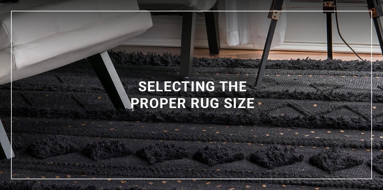 Selecting the Proper Rug Size