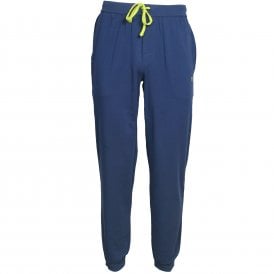 Tracksuit Jogging Bottoms, Royal Blue with lime
